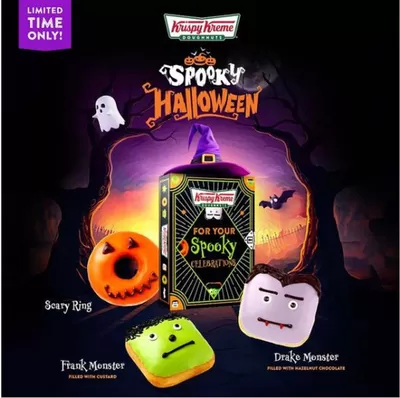 Restaurants offers | Spooky Halloween in Krispy Kreme | 25/10/2024 - 31/10/2024