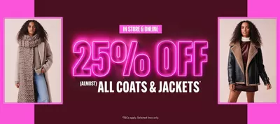 Clothes, Shoes & Accessories offers in Abu Dhabi | 25% Off Selected Coats & Jackets in New Look | 29/10/2024 - 01/11/2024