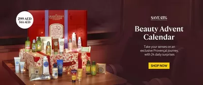 L'Occitane catalogue in Mussafah | Save 45% Beauty Advent Calendar | 01/11/2024 - 17/11/2024