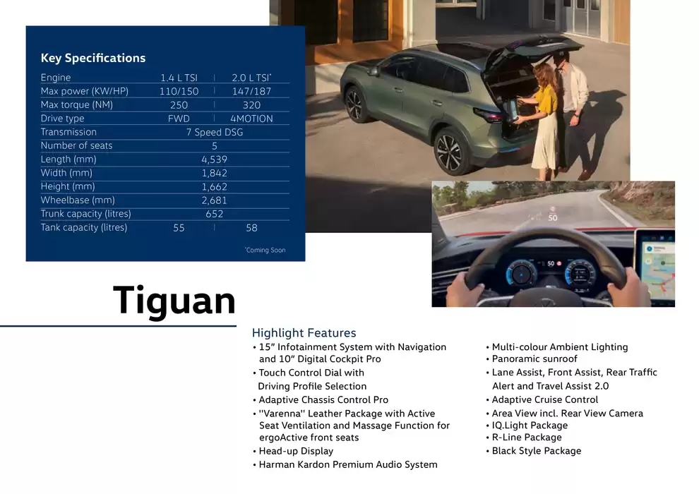 Volkswagen catalogue in Khorfakkan | The all-new Tiguan | 04/11/2024 - 31/12/2024