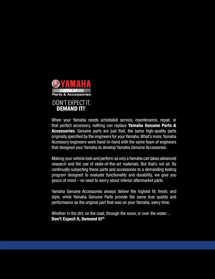 Yamaha catalogue in Al Ain | Yamaha Off-Road Motorcycle Accessories, 2025 | 04/11/2024 - 30/04/2025