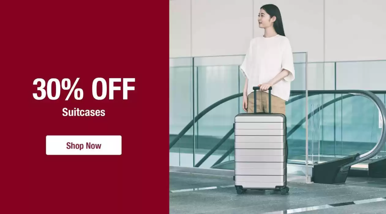 MUJI catalogue in Ajman | 30% Off Suitcases | 05/11/2024 - 20/11/2024