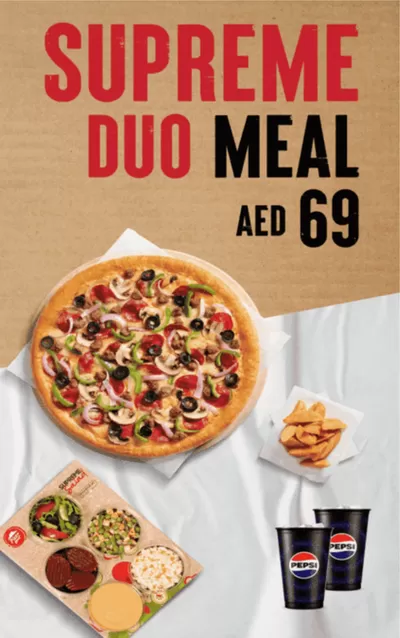 Pizza Hut catalogue in Sharjah | Supreme Duo Meal | 05/11/2024 - 15/11/2024