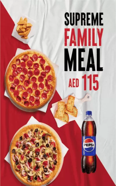 Pizza Hut catalogue in Sharjah | Supreme Family Meal | 05/11/2024 - 15/11/2024