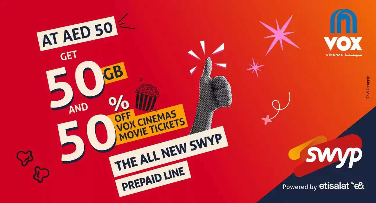 Vox Cinemas catalogue in Abu Dhabi | Get 50% Off On Movie Tickets! | 05/11/2024 - 30/11/2024