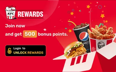 Restaurants offers | Get 500 Bonus Point! in KFC | 07/11/2024 - 22/11/2024