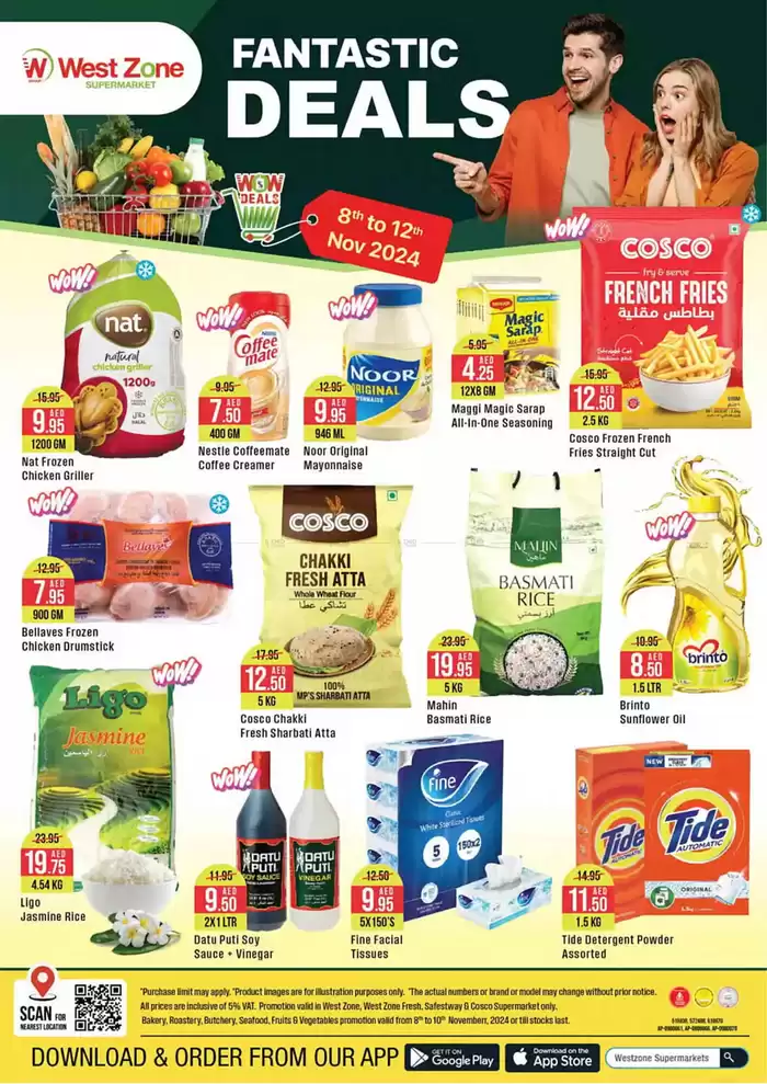 West Zone Fresh catalogue in Dubai | West Zone Supermarket catalogue | 10/11/2024 - 24/11/2024