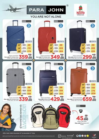 Nesto catalogue in Al Nahda | Nesto PARA JOHN promotion | 09/11/2024 - 05/12/2024