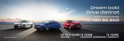 Honda catalogue in Abu Dhabi | Sedan Range Starting From AED 62,900 | 11/11/2024 - 31/12/2024