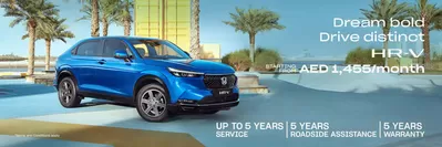 Honda catalogue in Abu Dhabi | HR-V Starting From AED 1,455/ month | 11/11/2024 - 31/12/2024