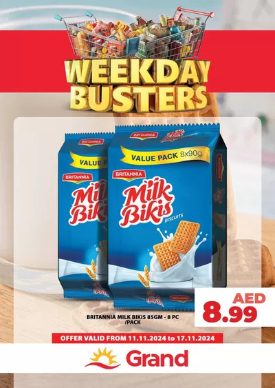 Grand Hyper Market catalogue in Sharjah | Weekday Busters | 11/11/2024 - 17/11/2024