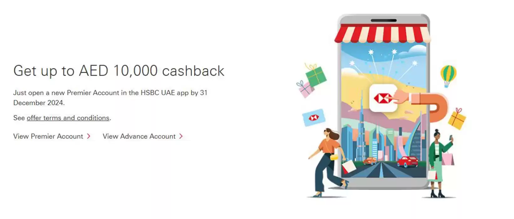 HSBC catalogue in Kalba | Get Up to AED 10,000 Cashback | 12/11/2024 - 31/12/2024