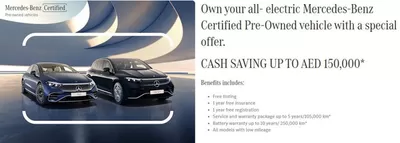 Mercedes Benz catalogue | CASH SAVING UP TO AED 150,000* | 13/11/2024 - 31/12/2024