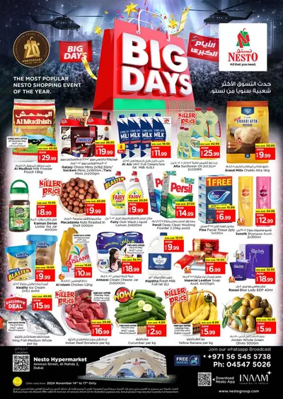 Nesto catalogue in Al Nahda | Nesto BIG DAYS DEALS Al nahd 2 dubai | 14/11/2024 - 18/11/2024