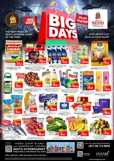 Nesto catalogue in Sharjah | NESTO BIG DAYS OFFERS DRAGON MART | 14/11/2024 - 18/11/2024