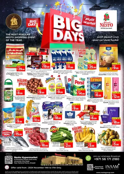 Nesto catalogue in Sharjah | Nesto BIG DAYS MUWAILEH | 14/11/2024 - 18/11/2024