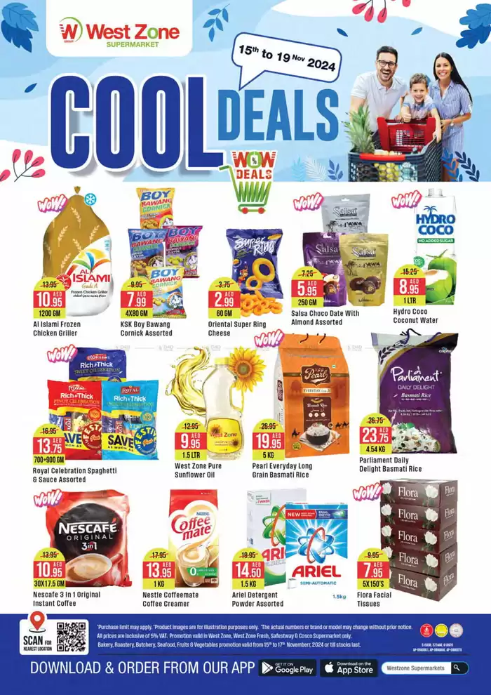 West Zone Fresh catalogue in Dubai | West Zone Supermarket catalogue | 15/11/2024 - 19/11/2024