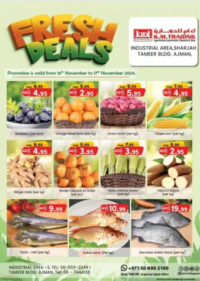 KM Trading catalogue in Sharjah | Fresh Deals - Sharjah & Ajman | 17/11/2024 - 01/12/2024