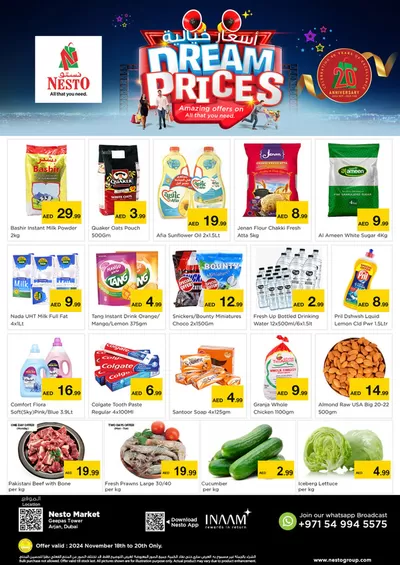 Nesto catalogue in Dubai | Dream Prices At Nesto Hypermarket Al Arjan | 18/11/2024 - 21/11/2024