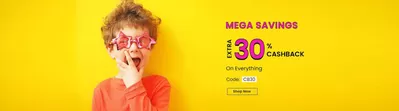 Babies, Kids & Toys offers in Sharjah | Mega Savings! Extra 30% Cashback  in Firstcry | 18/11/2024 - 21/11/2024