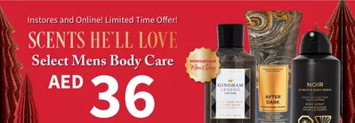 Health & Beauty offers in Sharjah | Mens Body Care AED 36 in Bath & Body Works | 18/11/2024 - 21/11/2024