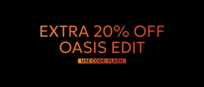 Clothes, Shoes & Accessories offers in Sharjah | Extra 20% Off Sale! in Oasis | 18/11/2024 - 21/11/2024