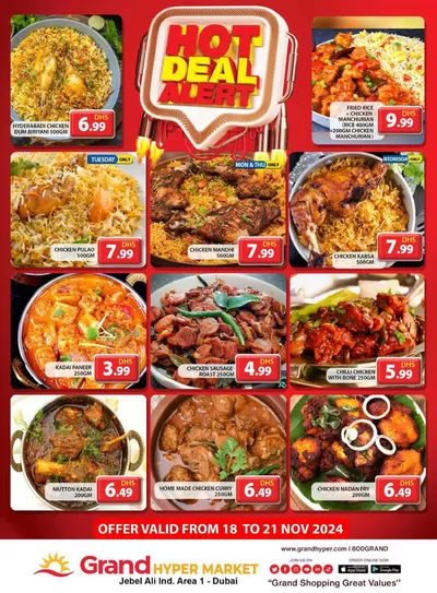 Grand Hyper Market catalogue in Sharjah | Hot Deals - Grand Hypermarket Jebel Ali | 18/11/2024 - 21/11/2024