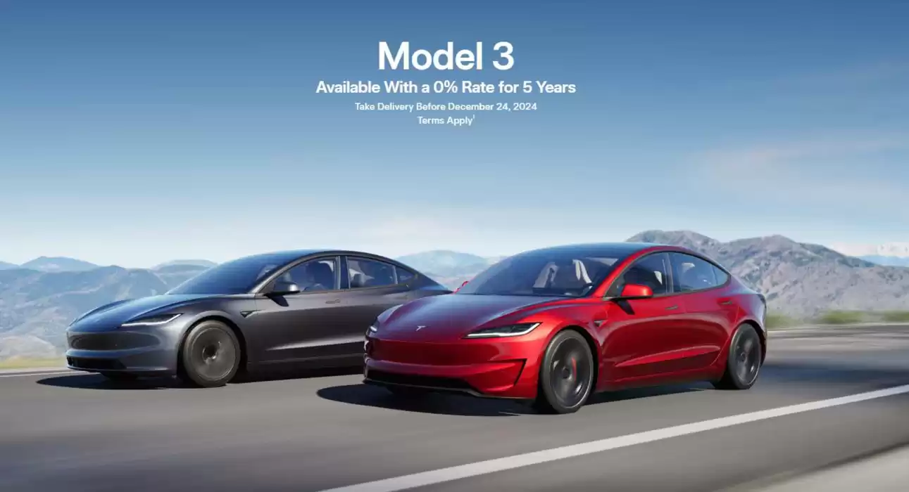 Tesla catalogue in Dubai | Model 3 | 19/11/2024 - 23/12/2024