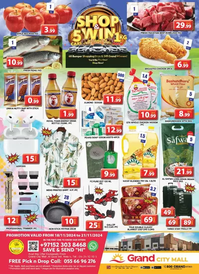 Grand Hyper Market catalogue in Sharjah | Midweek Deals - Grand City Mall | 18/11/2024 - 21/11/2024