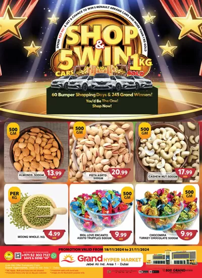 Grand Hyper Market catalogue in Sharjah | Midweek Deals - Grand Hypermarket Jebel Ali | 18/11/2024 - 21/11/2024