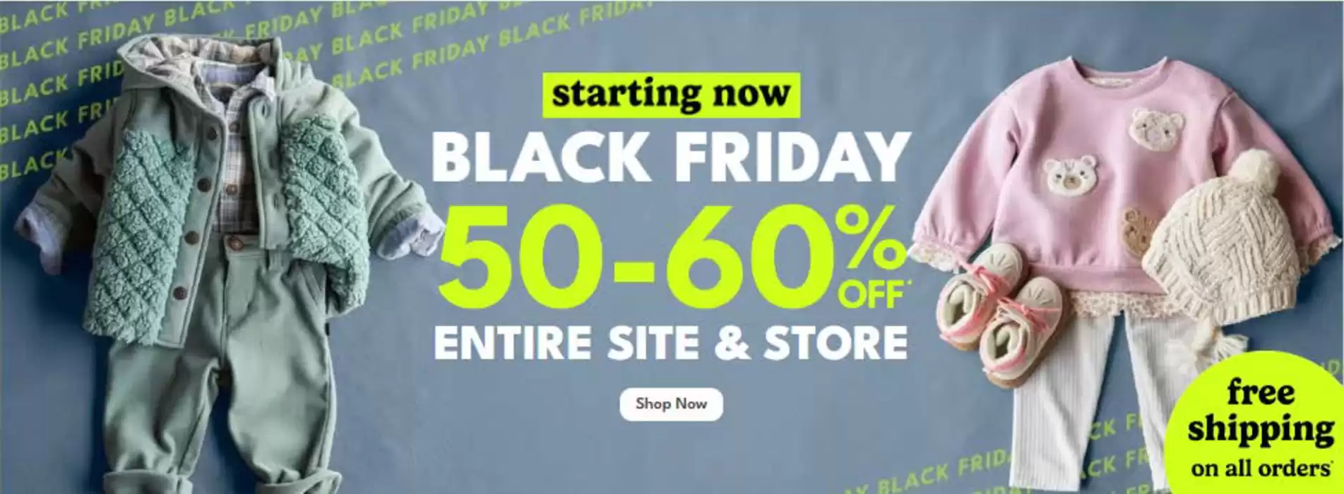 Carters catalogue | Black Friday! 50-60% Off | 20/11/2024 - 24/11/2024