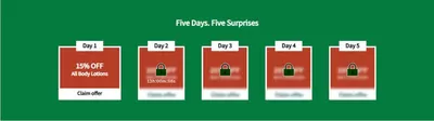 Health & Beauty offers in Dubai | Five Days. Five Surprises in Bath & Body Works | 21/11/2024 - 25/11/2024