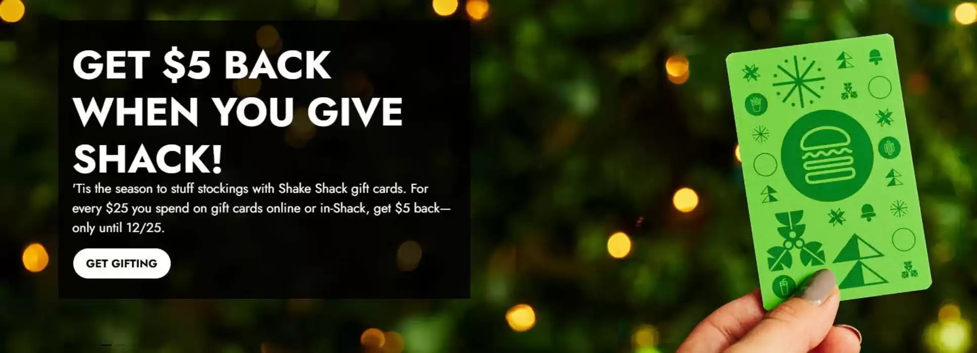 Shake Shack catalogue in Sharjah | Gifts Card | 22/11/2024 - 25/12/2024