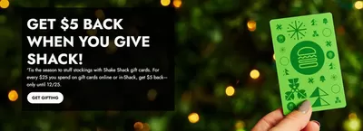 Shake Shack catalogue in Al Ain | Gifts Card | 22/11/2024 - 25/12/2024