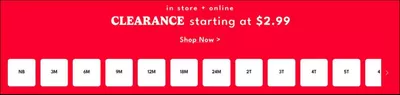 Carters catalogue in Kalba | Clearance Starting $ 2.99 | 29/11/2024 - 05/12/2024