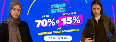 Clothes, Shoes & Accessories offers in Mleiha | Cyber Deals! in Modanisa | 03/12/2024 - 04/12/2024