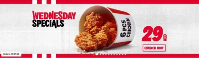 Restaurants offers in Al Madam | Wednesday Specials! in KFC | 04/12/2024 - 04/12/2024