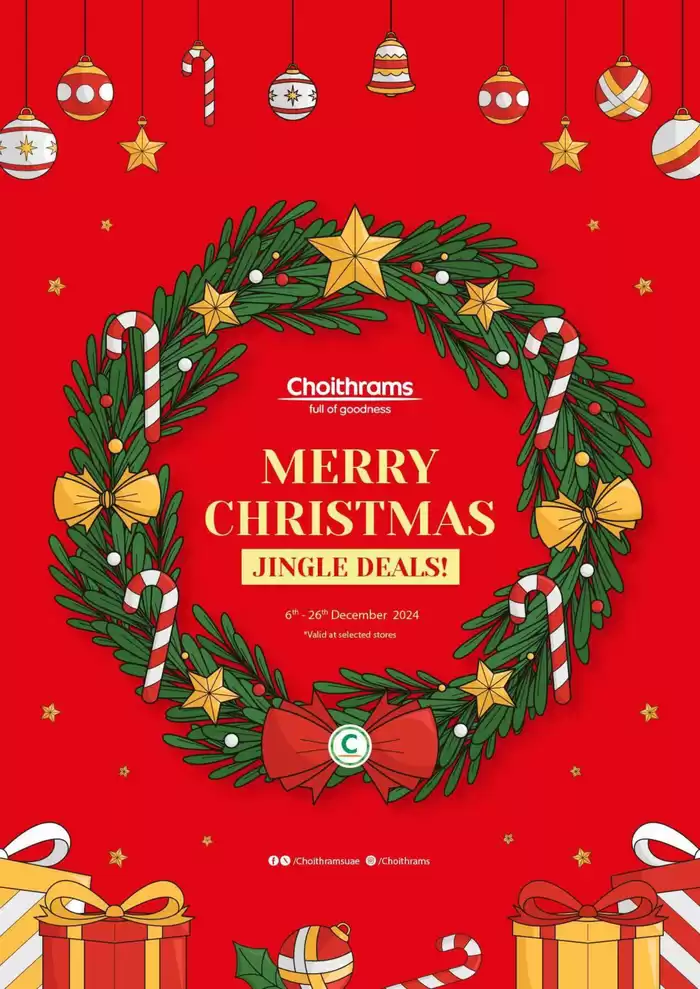 Choitrams catalogue in Al Ain | Merry Christmas | 06/12/2024 - 26/12/2024