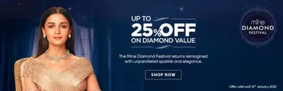 Clothes, Shoes & Accessories offers in Ajman | Up to 25% Off On Diamond Value in Malabar Gold & Diamonds | 11/12/2024 - 12/01/2025