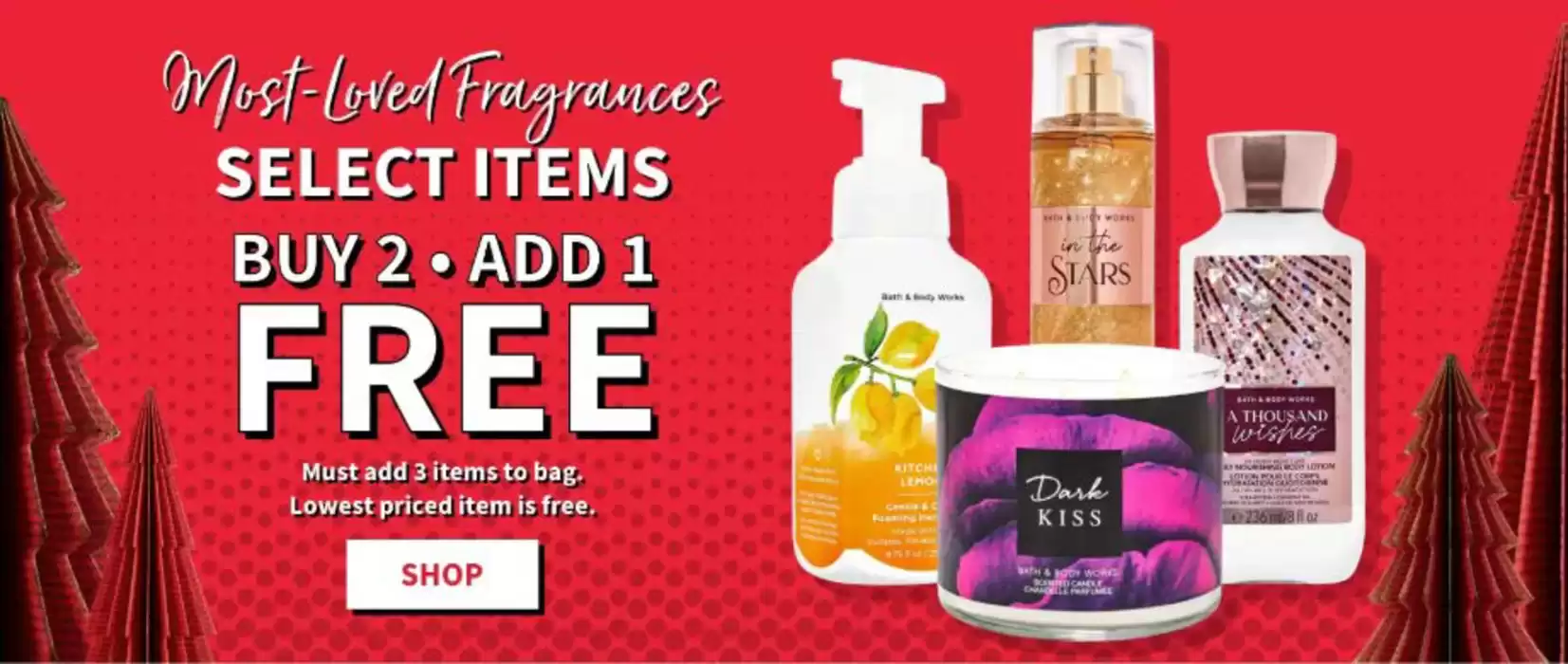 Bath & Body Works catalogue in Al Ain | Buy 2 Add 1 Free! | 12/12/2024 - 20/12/2024