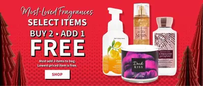 Health & Beauty offers in Al Nahda | Buy 2 Add 1 Free! in Bath & Body Works | 12/12/2024 - 20/12/2024