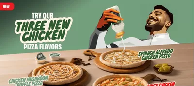 Papa John's catalogue in Sharjah | Try The New Pizza! | 17/12/2024 - 31/12/2024