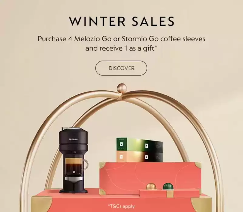 Nespresso catalogue in Sharjah | Winter Sales | 17/12/2024 - 27/12/2024