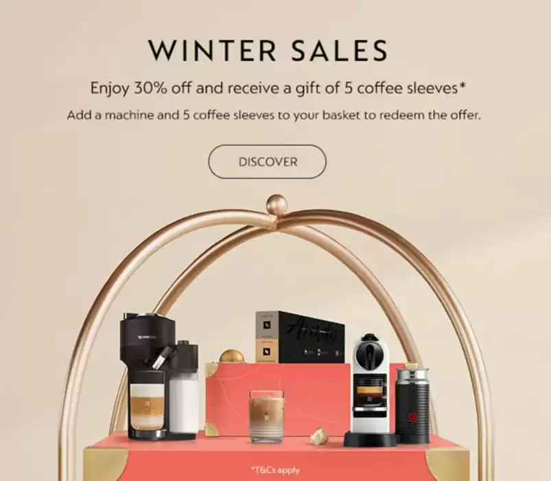 Nespresso catalogue in Sharjah | Winter Sales | 17/12/2024 - 27/12/2024