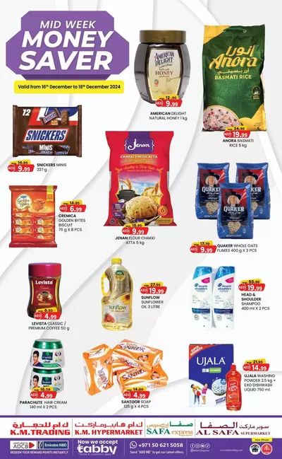 KM Trading catalogue in Sharjah | Midweek Money Saver - Abu Dhabi | 18/12/2024 - 01/01/2025