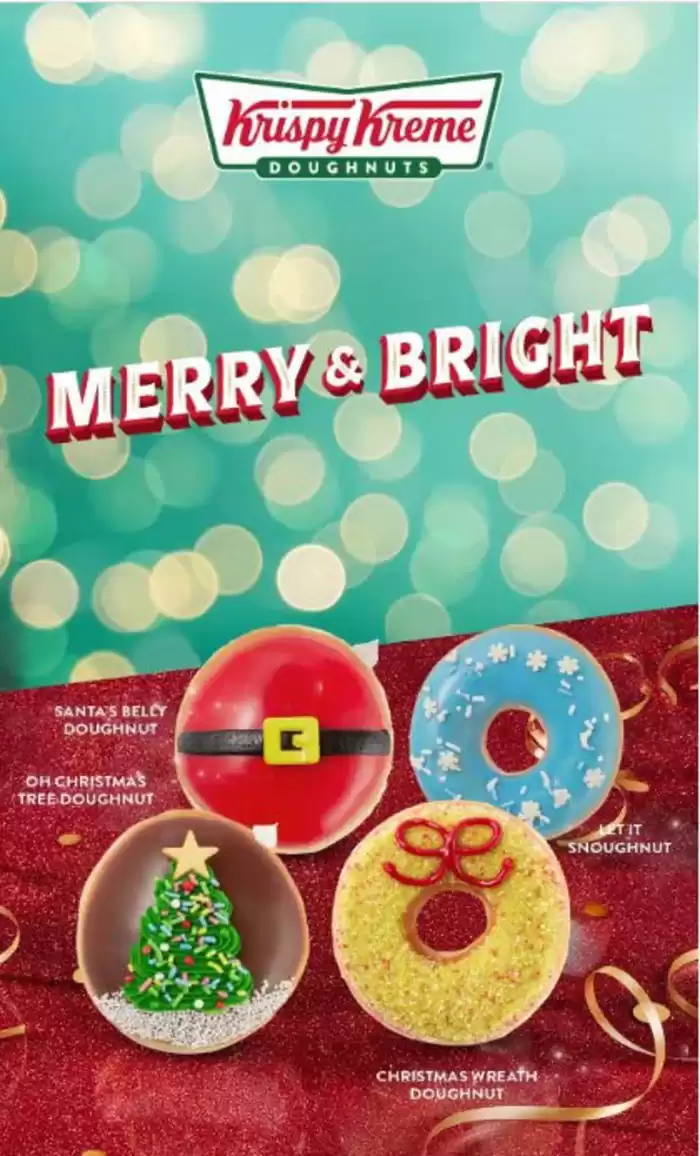 Krispy Kreme catalogue in Sharjah | Taste The Joy This Christmas! | 20/12/2024 - 25/12/2024