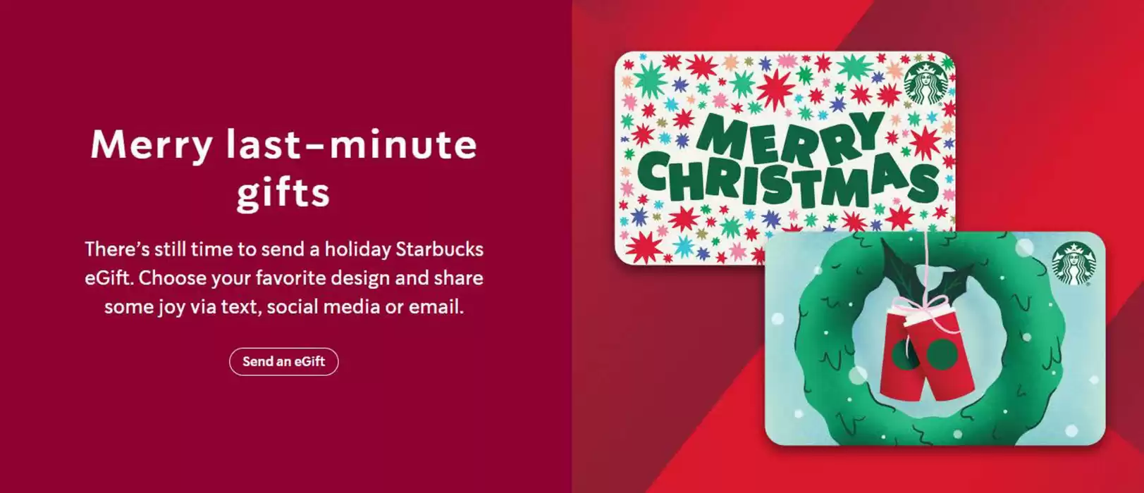 Starbuck's catalogue | Merry Last-Minute Gifts | 20/12/2024 - 25/12/2024