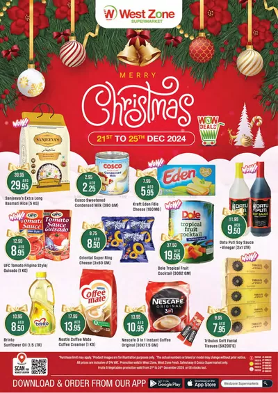 West Zone Fresh catalogue in Sharjah | West Zone Supermarket catalogue | 21/12/2024 - 25/12/2024