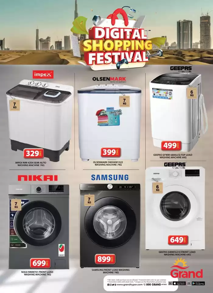 Grand Hyper Market catalogue in Dubai | Digital Shopping Festival | 21/12/2024 - 04/01/2025