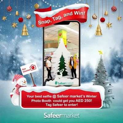 Groceries offers in Dibba Al-Hisn |  SNAP, TAG, AND WIN AED 250! in Safeer Market | 23/12/2024 - 03/01/2025